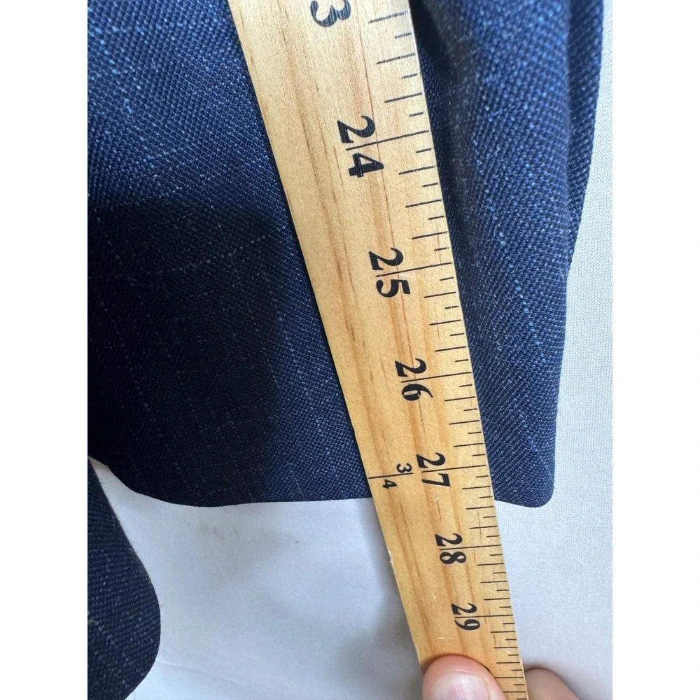 Sartorialto Loro Piana Wool Cashmere Bespoke Blazer Blue Check Oilers Nurse 42